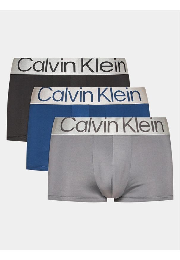 Calvin Klein Underwear Komplet 3 par bokserek 000NB3074A Kolorowy. Materiał: syntetyk. Wzór: kolorowy