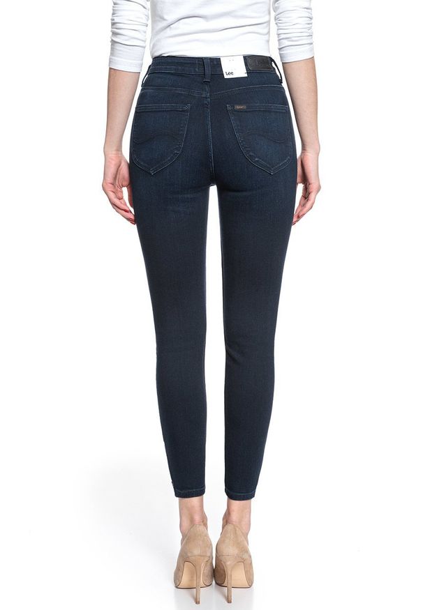 Lee - SPODNIE DAMSKIE LEE Scarlett High Zip MULBERRY L31BFGIT 112107014. Stan: podwyższony