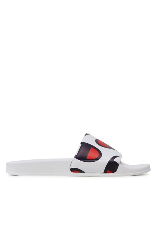 Champion Klapki S22018-CHA-WW001 Biały. Kolor: biały. Materiał: syntetyk