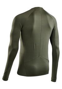 Koszulka sportowa z długim rękawem CEP Reflective męska. Kolor: zielony. Długość rękawa: długi rękaw. Długość: długie. Sport: bieganie, turystyka piesza