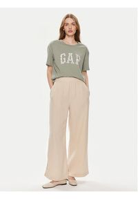 GAP - Gap T-Shirt 875093-00 Zielony Relaxed Fit. Kolor: zielony. Materiał: bawełna