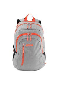 Target Plecak docelowy dla studentów, Pomarańczowo-szary. Kolor: pomarańczowy, wielokolorowy, szary. Styl: młodzieżowy #1