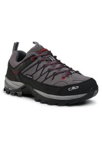 Trekkingi CMP Rigel Low Trekking Shoes Wp 3Q13247 Graffite/Atracite 44UF. Kolor: szary. Materiał: zamsz, skóra