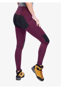 Fjällräven - Legginsy damskie Fjallraven Abisko Trekking Tights. Kolor: fioletowy. Sport: turystyka piesza