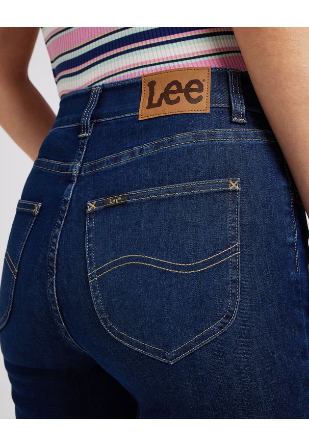 Lee - LEE DAMSKIE SPODNIE JEANSOWE ULC SKINNY DEEPEST DARK 112351235 L35V016198