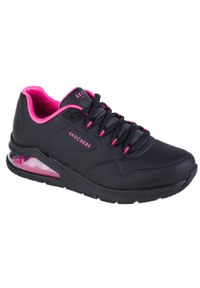 skechers - Buty sportowe Sneakersy damskie, Skechers Uno 2 - 2nd Best. Kolor: wielokolorowy, czarny, różowy. Sport: turystyka piesza