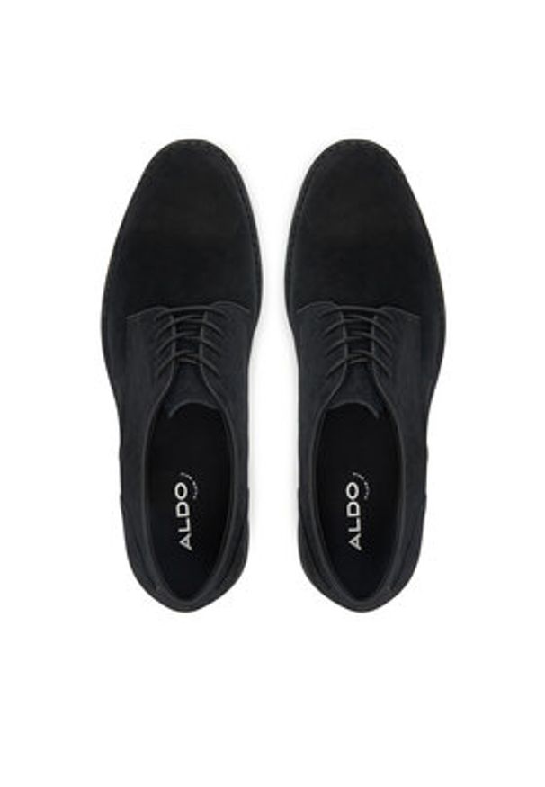 Aldo Półbuty Faro 13913506 Czarny. Kolor: czarny. Materiał: skóra