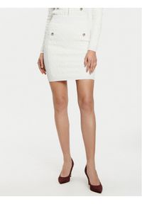 Marciano Guess Spódnica mini 4BGD01 5661Z Beżowy Slim Fit. Kolor: beżowy. Materiał: syntetyk