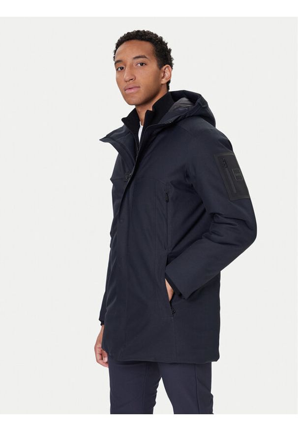 BOSS Parka Hexatech 50544563 Granatowy Regular Fit. Kolor: niebieski. Materiał: syntetyk