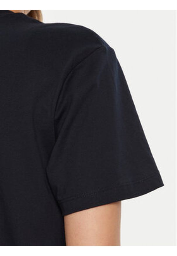 Guess Jeans T-Shirt W5RI42 K8HM0 Niebieski Regular Fit. Kolor: niebieski. Materiał: bawełna