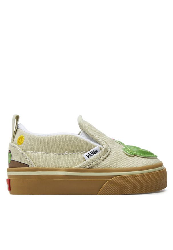 Vans Tenisówki Slip-On V Cactus VN000CPSGRN1 Zielony. Zapięcie: bez zapięcia. Kolor: zielony