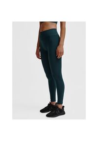 Damskie legginsy bezszwowe Hummel MT Define Scrunch. Kolor: zielony. Sport: joga i pilates #1