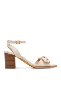 Clara Barson Sandały WS24053-01 Écru. Kolor: kremowy. Materiał: skóra #1