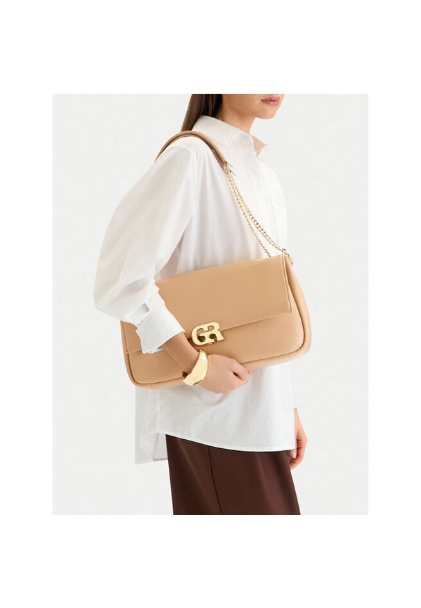 Gino Rossi - Torebka GINO ROSSI. Kolor: beżowy