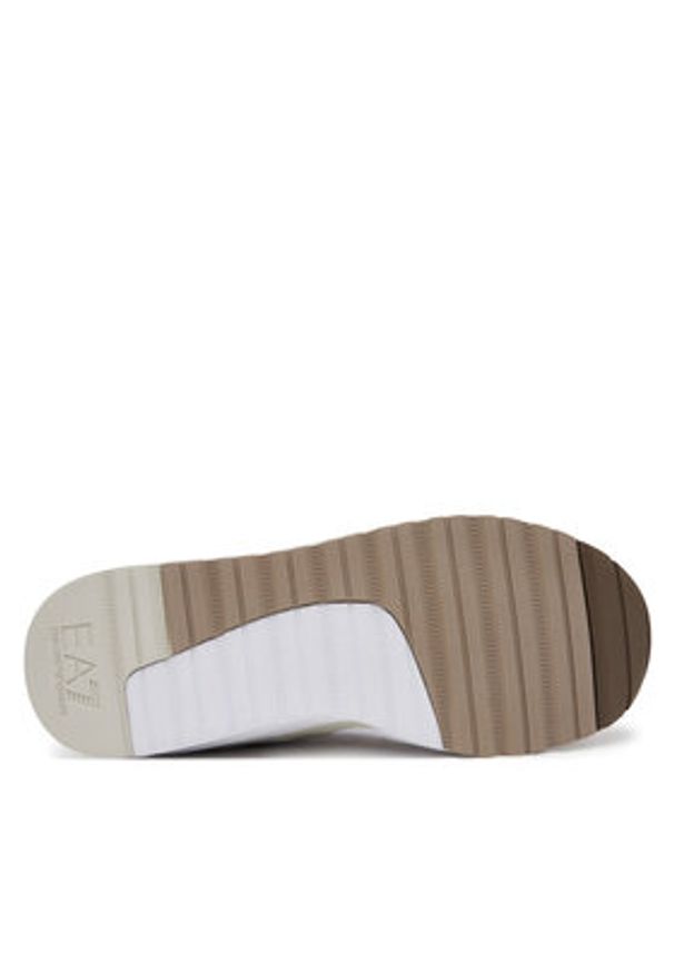EA7 Emporio Armani Sneakersy X8X240 XK434 R972 Brązowy. Kolor: brązowy. Materiał: materiał