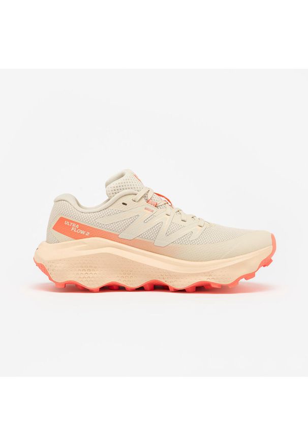 salomon - Buty do biegania w terenie damskie Salomon Ultra Flow 2. Kolor: różowy, wielokolorowy, beżowy. Materiał: guma. Szerokość cholewki: normalna. Sport: bieganie