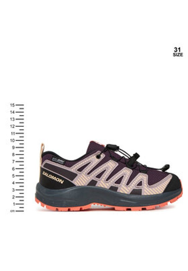 salomon - Salomon Trekkingi Xa Pro V8 Waterproof L47857100 Fioletowy. Kolor: fioletowy. Materiał: materiał. Sport: turystyka piesza