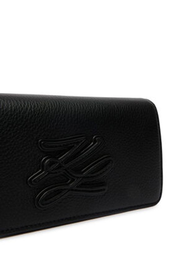 Karl Lagerfeld - KARL LAGERFELD Torebka Autograph B2W30272 Czarny. Kolor: czarny. Materiał: skórzane