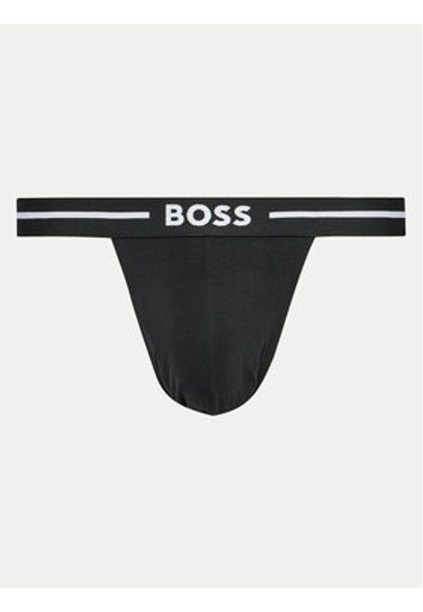 BOSS - Boss Komplet 3 par slipów Jock Strap 50517823 Czarny. Kolor: czarny. Materiał: bawełna
