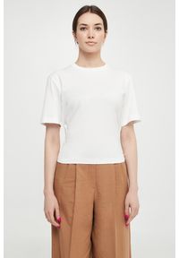 Weekend Max Mara - T-shirt damski wiązany Vello WEEKEND MAX MARA