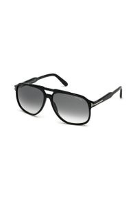 Tom Ford okulary przeciwsłoneczne męskie kolor czarny. Kolor: czarny
