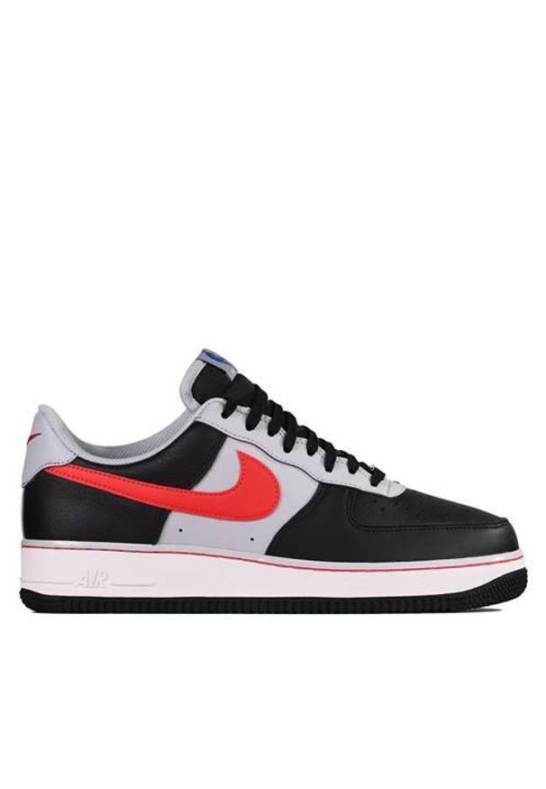 Buty do chodzenia męskie Nike Air Force 1 Low '07. Kolor: czarny. Materiał: materiał, skóra, syntetyk. Szerokość cholewki: normalna. Model: Nike Air Force. Sport: turystyka piesza