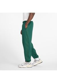 Spodnie męskie New Balance MP41508NWG – zielone. Kolor: zielony. Materiał: dresówka, bawełna, tkanina #5