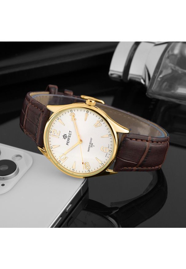 Zegarek Perfect C141-06 męski klasyczny czytelny .. Styl: klasyczny