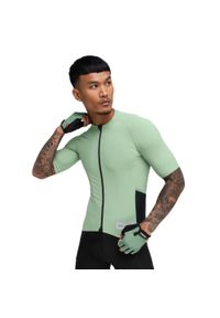 SIROKO - Koszulka rowerowa gravel męska GM2 Wilder. Kolor: zielony. Materiał: materiał. Długość rękawa: krótki rękaw. Długość: krótkie. Sport: kolarstwo #1