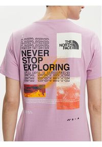 The North Face Koszulka techniczna Foundation Mountain NF0A882V Różowy Regular Fit. Kolor: różowy. Materiał: syntetyk #6