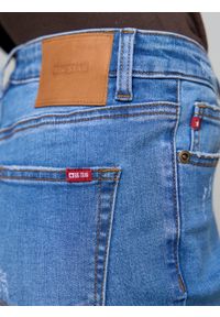 Big-Star - Spodnie jeans dziewczęce Layla 425. Okazja: na uczelnię, na co dzień. Stan: podwyższony. Kolor: niebieski. Materiał: jeans. Styl: casual, klasyczny, elegancki