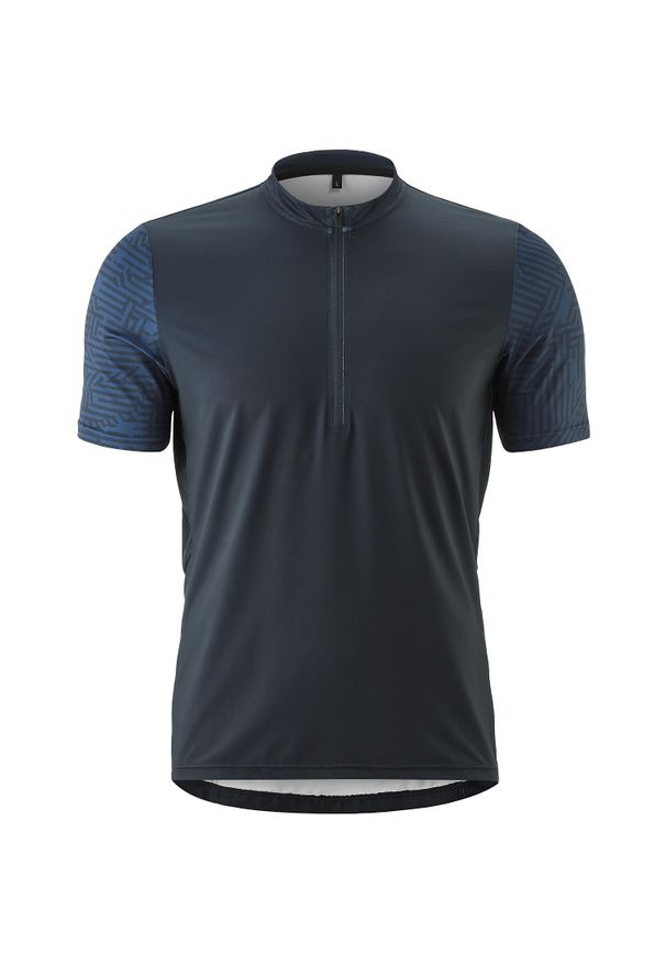 GONSO - Koszulka z zamkiem błyskawicznym 1/2 Gonso Adventure. Kolor: wielokolorowy, niebieski, czarny. Sport: kolarstwo