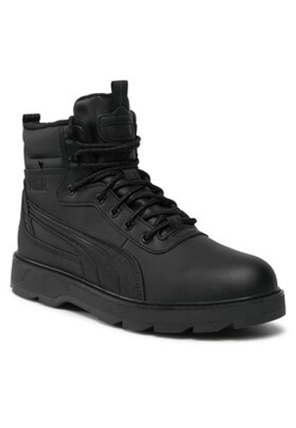 Puma Trapery Desierto v3 Puretex 393928 01 Czarny. Kolor: czarny. Materiał: skóra