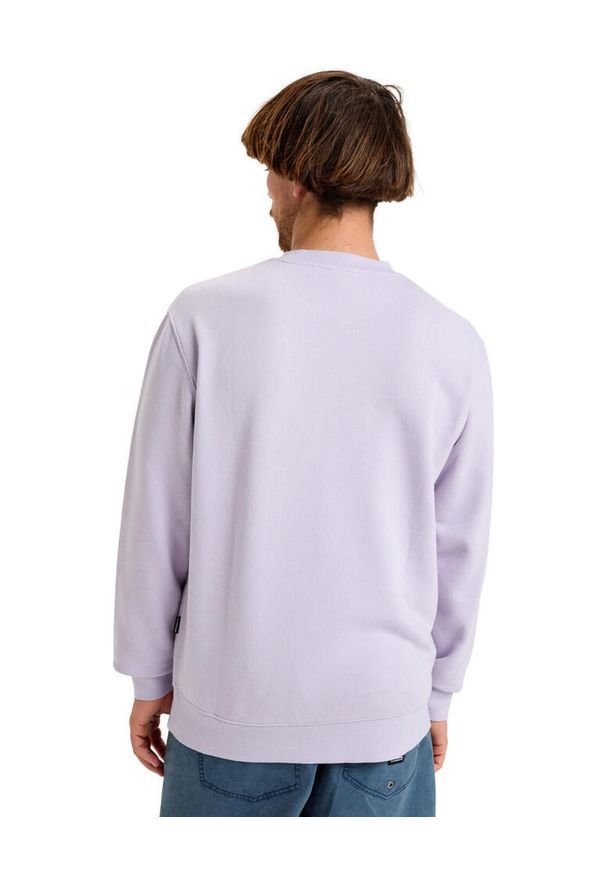 Quiksilver - Bluza z okrągłym dekoltem dla Mężczyzn SALT WATER Fioletowy. Kolor: różowy. Materiał: materiał, poliester, bawełna