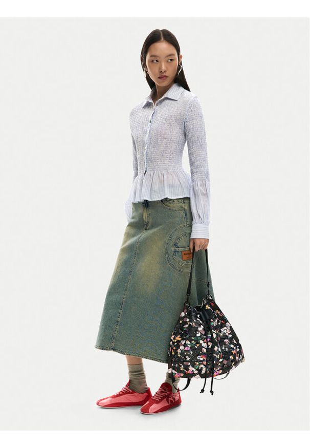 Desigual Plecak 26SAKP36 Czarny. Kolor: czarny. Materiał: materiał