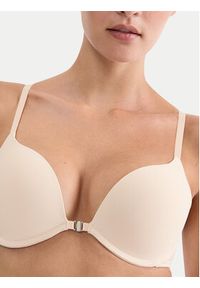Triumph Biustonosz push-up Pure Micro 10226410 Beżowy. Kolor: beżowy. Materiał: syntetyk. Rodzaj stanika: push-up #4