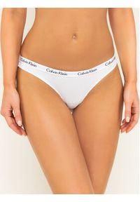 Calvin Klein Underwear Komplet 3 par stringów 000QD3587E Kolorowy. Materiał: bawełna. Wzór: kolorowy #3