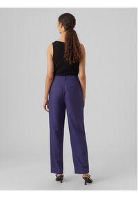 Vero Moda Spodnie materiałowe 10293210 Granatowy Straight Fit. Kolor: niebieski. Materiał: syntetyk #4