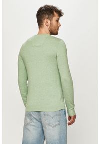 Tom Tailor - Sweter. Okazja: na co dzień. Kolor: zielony. Materiał: dzianina. Długość rękawa: długi rękaw. Długość: długie. Styl: casual #5