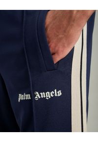 PALM ANGELS - Granatowe spodnie dresowe. Kolor: niebieski. Materiał: dresówka #2