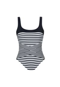 SUNFLAIR - Strój kąpielowy Basic. Kolekcja: moda ciążowa. Kolor: czarny, biały, wielokolorowy. Materiał: elastan, poliamid #1