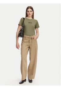 only - ONLY T-Shirt Lucy 15346760 Brązowy Regular Fit. Kolor: brązowy. Materiał: bawełna #4