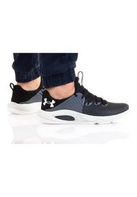 Buty treningowe męskie Under Armour UA Hovr Rise 3. Zapięcie: sznurówki. Kolor: wielokolorowy, biały. Materiał: materiał, tkanina, syntetyk. Szerokość cholewki: normalna