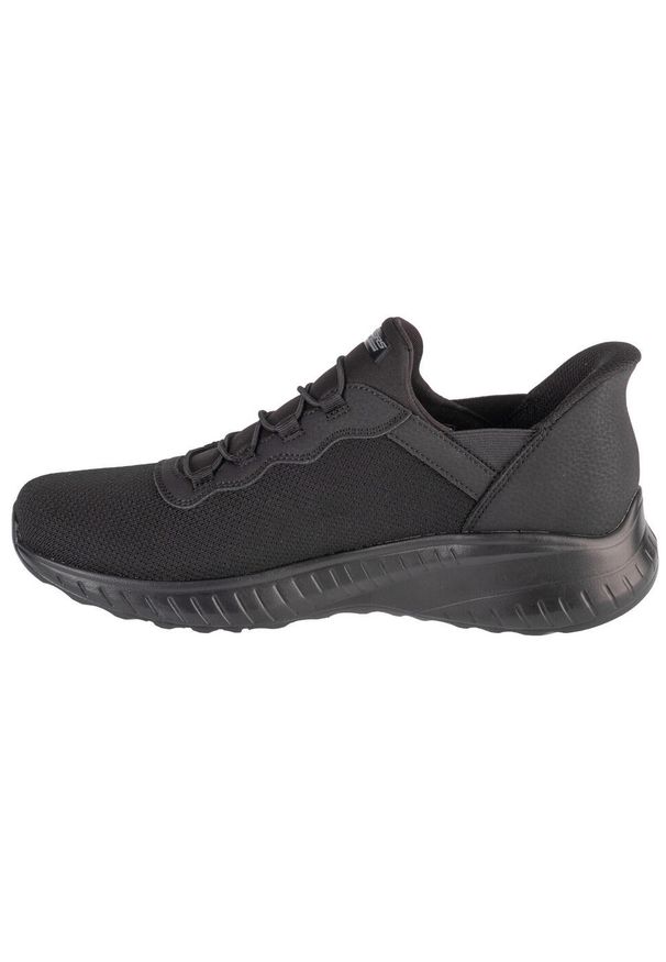 skechers - Buty treningowe męskie Skechers 118300BBK. Zapięcie: bez zapięcia. Kolor: czarny. Materiał: materiał, syntetyk, tkanina. Szerokość cholewki: normalna