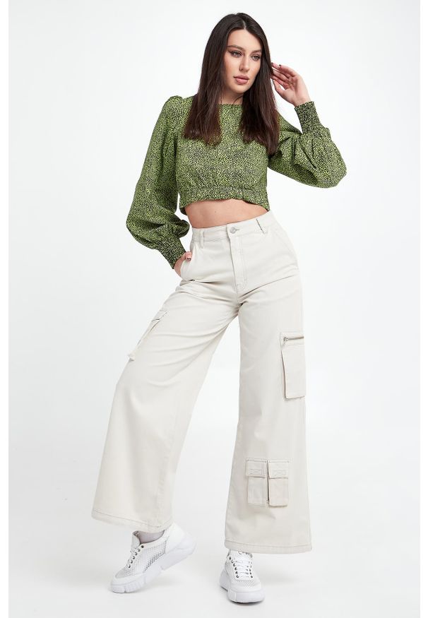Bluzka damska cropped GESTUZ