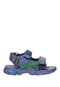 Casu - Granatowe sandały na rzepy casu 7036. Zapięcie: rzepy. Kolor: niebieski #1