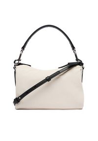 TOMMY HILFIGER - Tommy Hilfiger Torebka Th Elevated Nylon Mini Crossover AW0AW18623 Écru. Kolor: kremowy. Materiał: skórzane #5