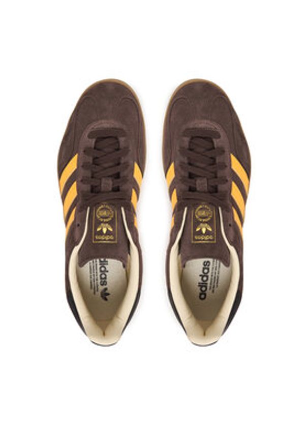 Adidas - adidas Sneakersy Gazelle Indoor IH9659 Brązowy. Kolor: brązowy. Materiał: zamsz, skóra. Model: Adidas Gazelle