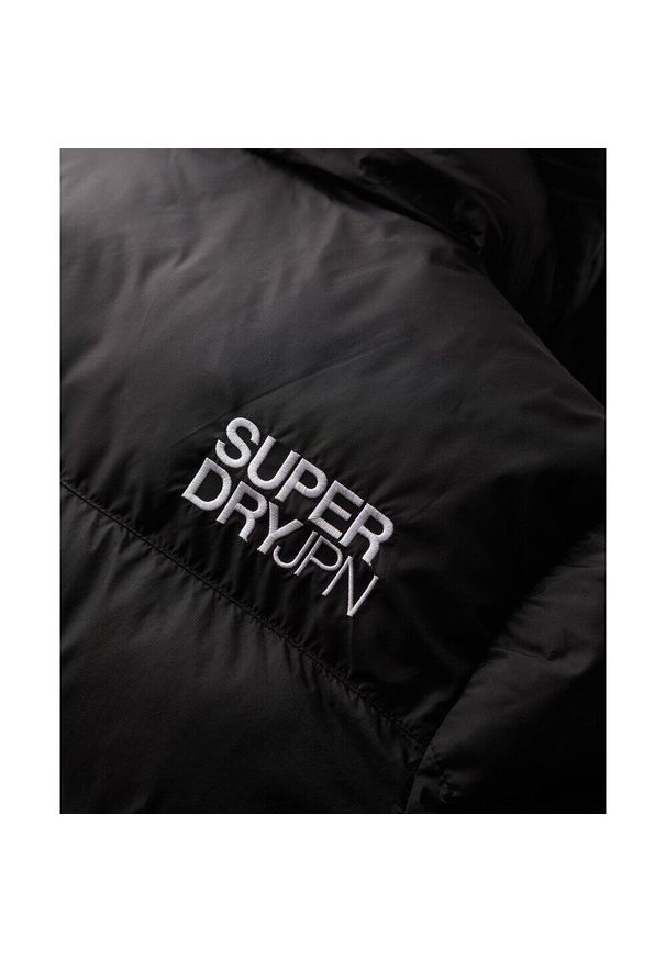 Damska kurtka puchowa Superdry 5 Baffle. Kolor: czarny. Materiał: puch
