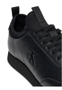 Calvin Klein Sneakersy Retro Runner Sock Laceup Lth YM0YM01362 Czarny. Kolor: czarny. Materiał: skóra #5